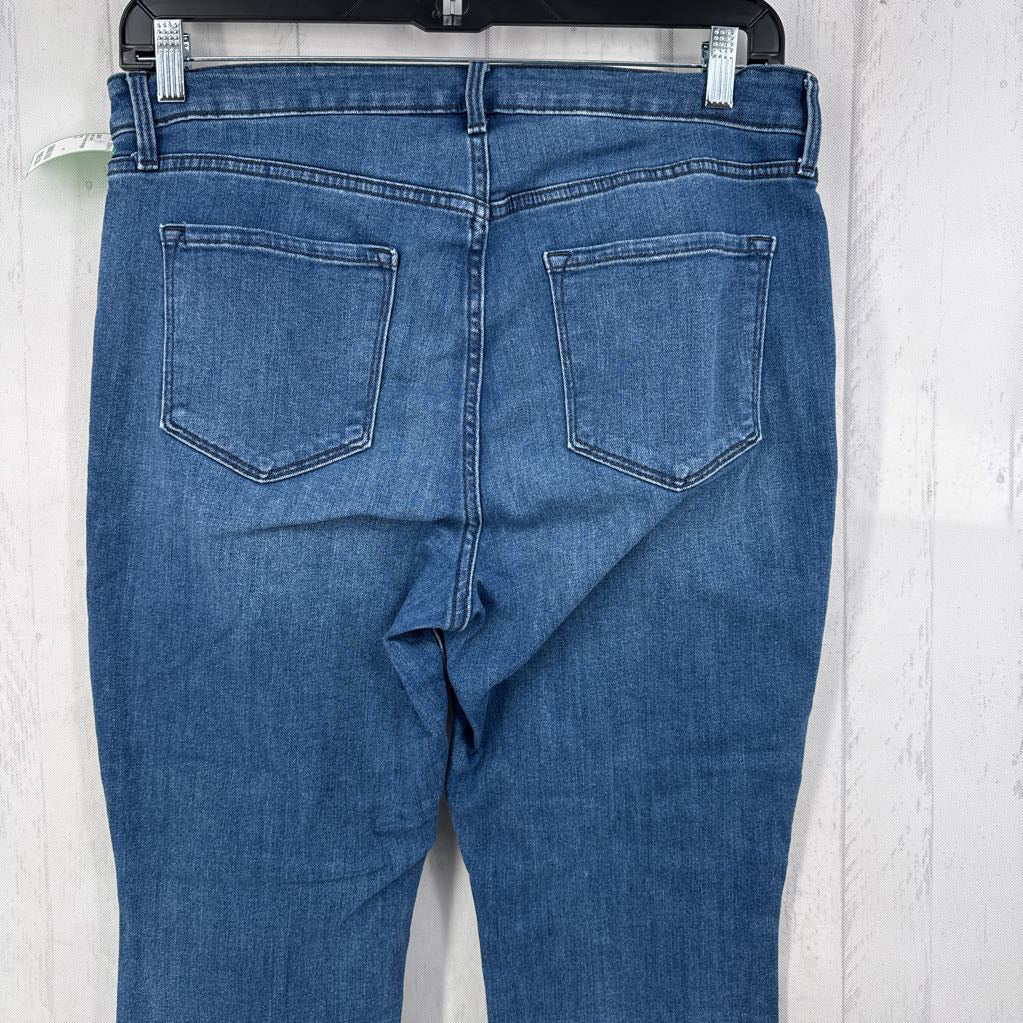 14 hi-rise straight leg jean