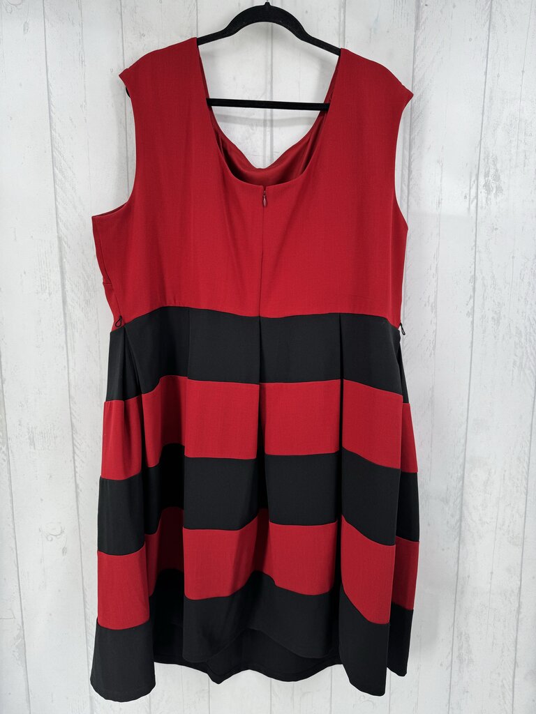 22W colorblock slvls dress