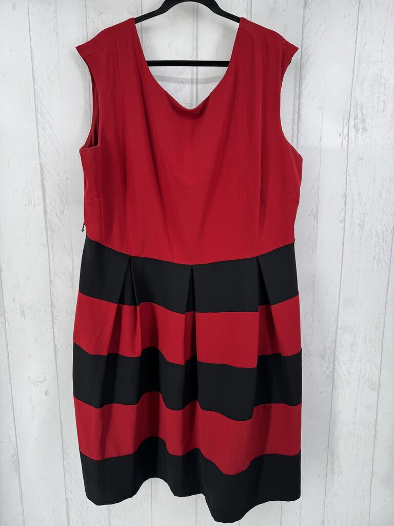 22W colorblock slvls dress