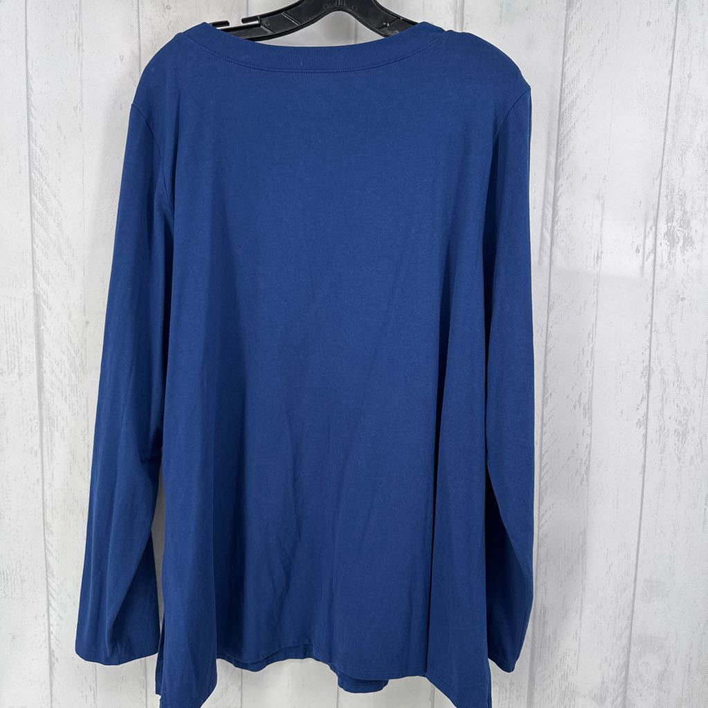 XL v-neck l/s top