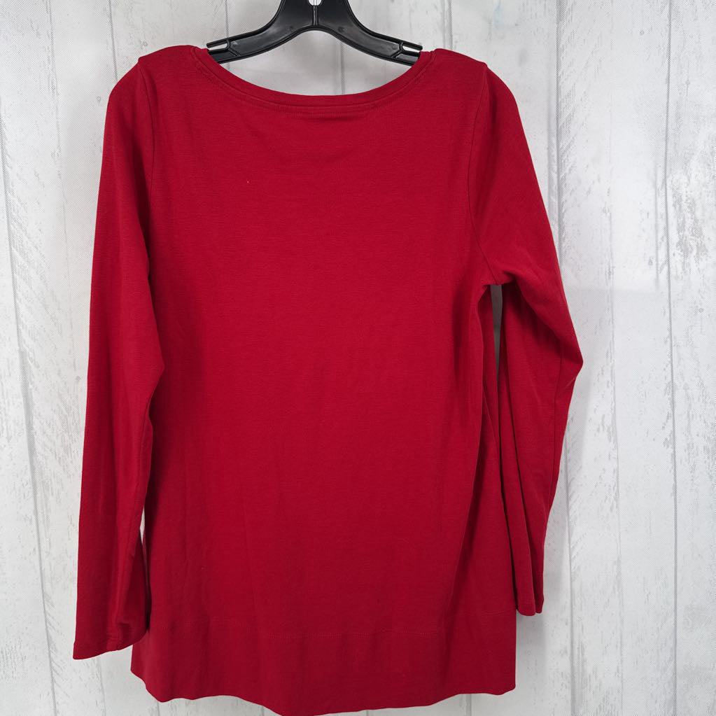 M v-neck l/s top