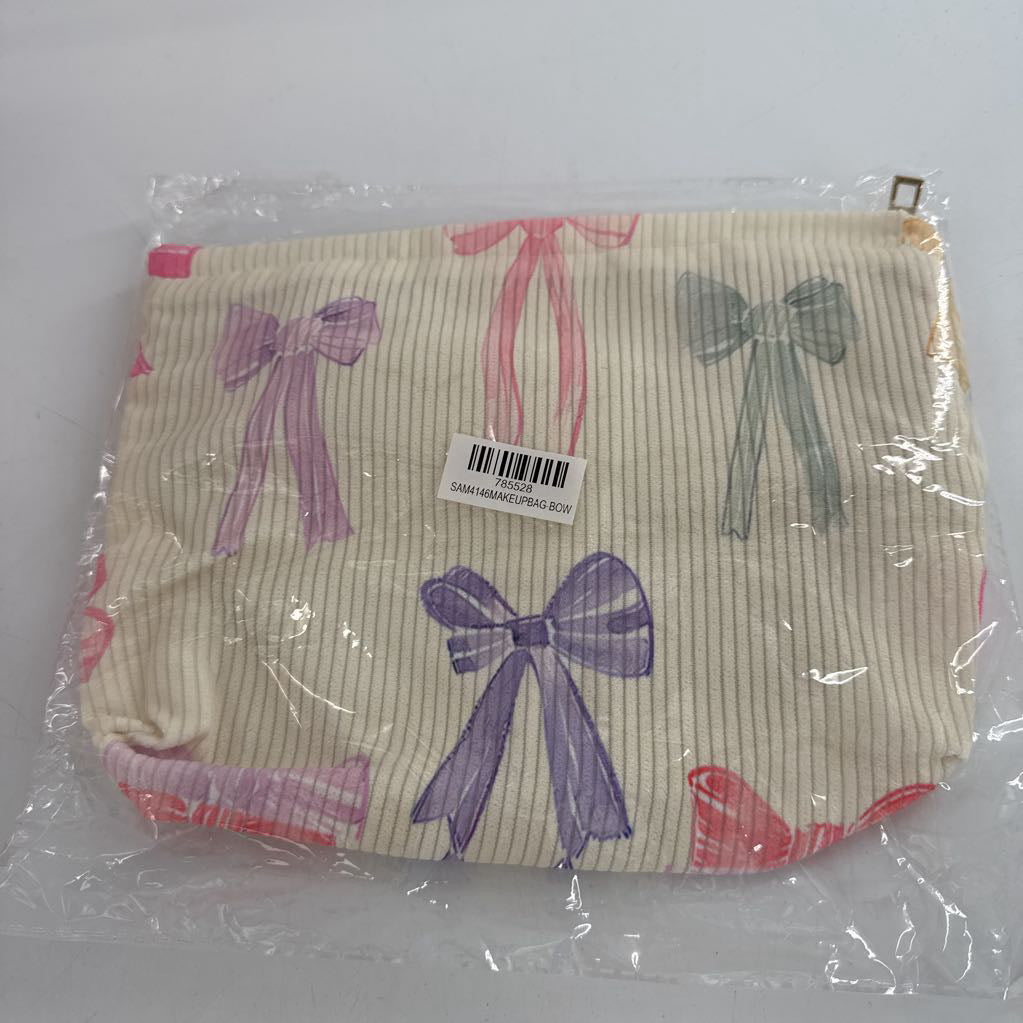 cosmetic bag-multicolor bows