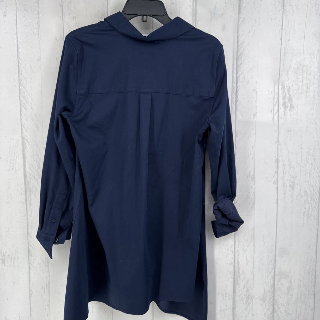 M l/s half button shirt/tunic