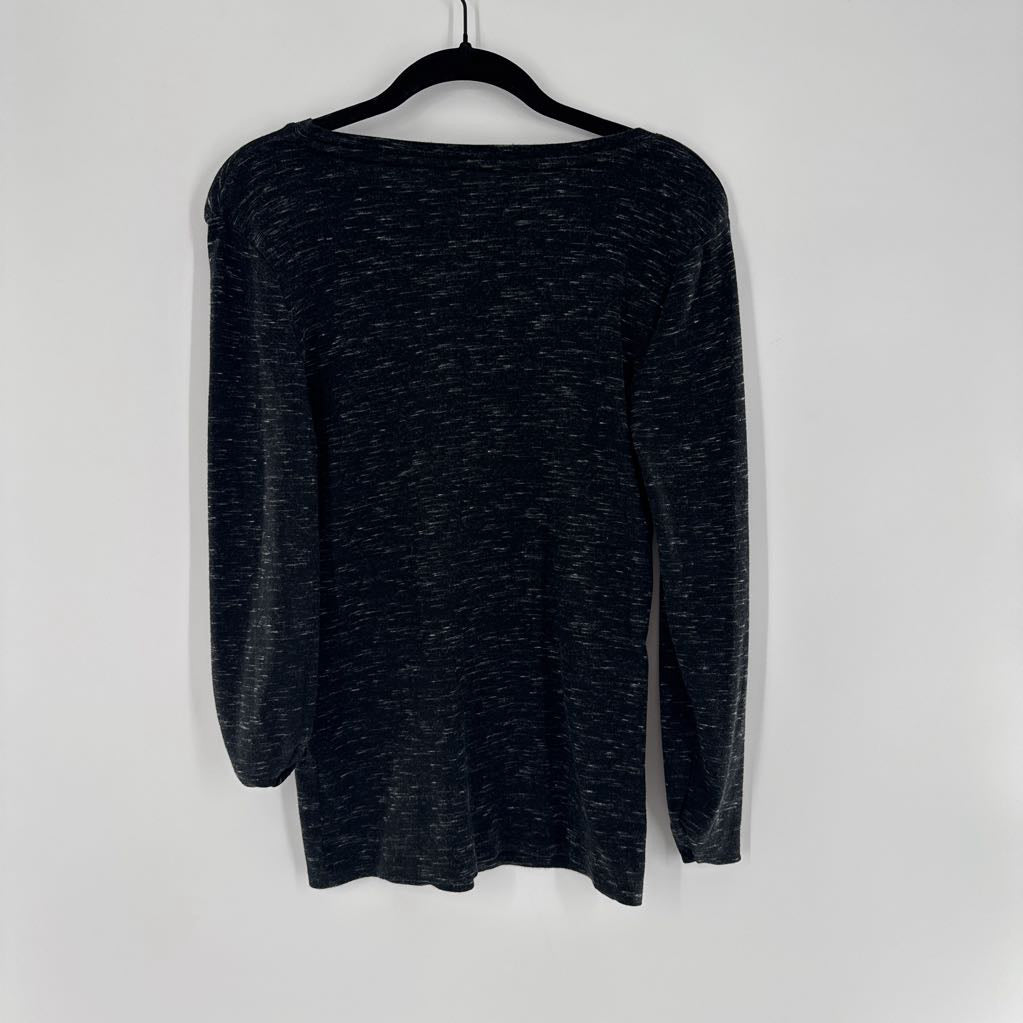 M marled l/s tee