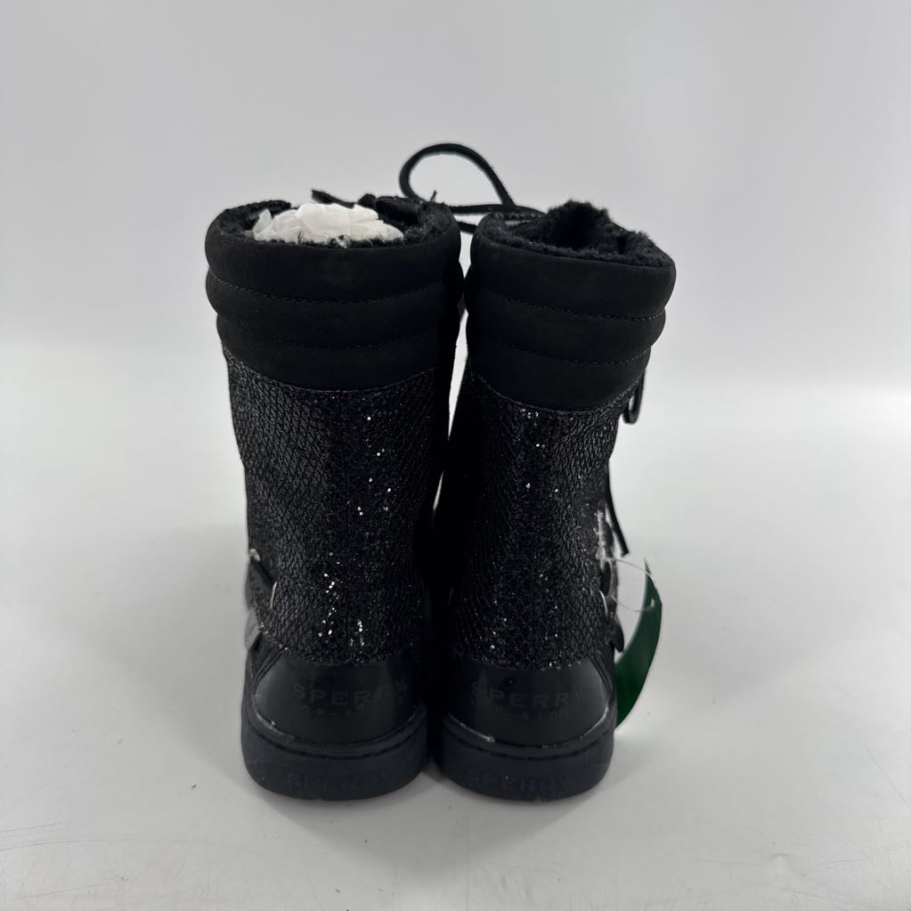 7 sequin lace up combat boots