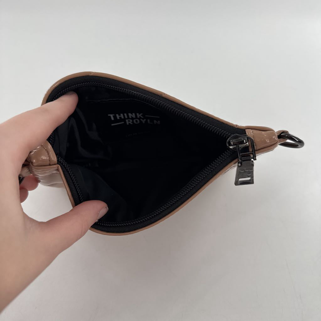 2pc quilted crossbody w/ pouch