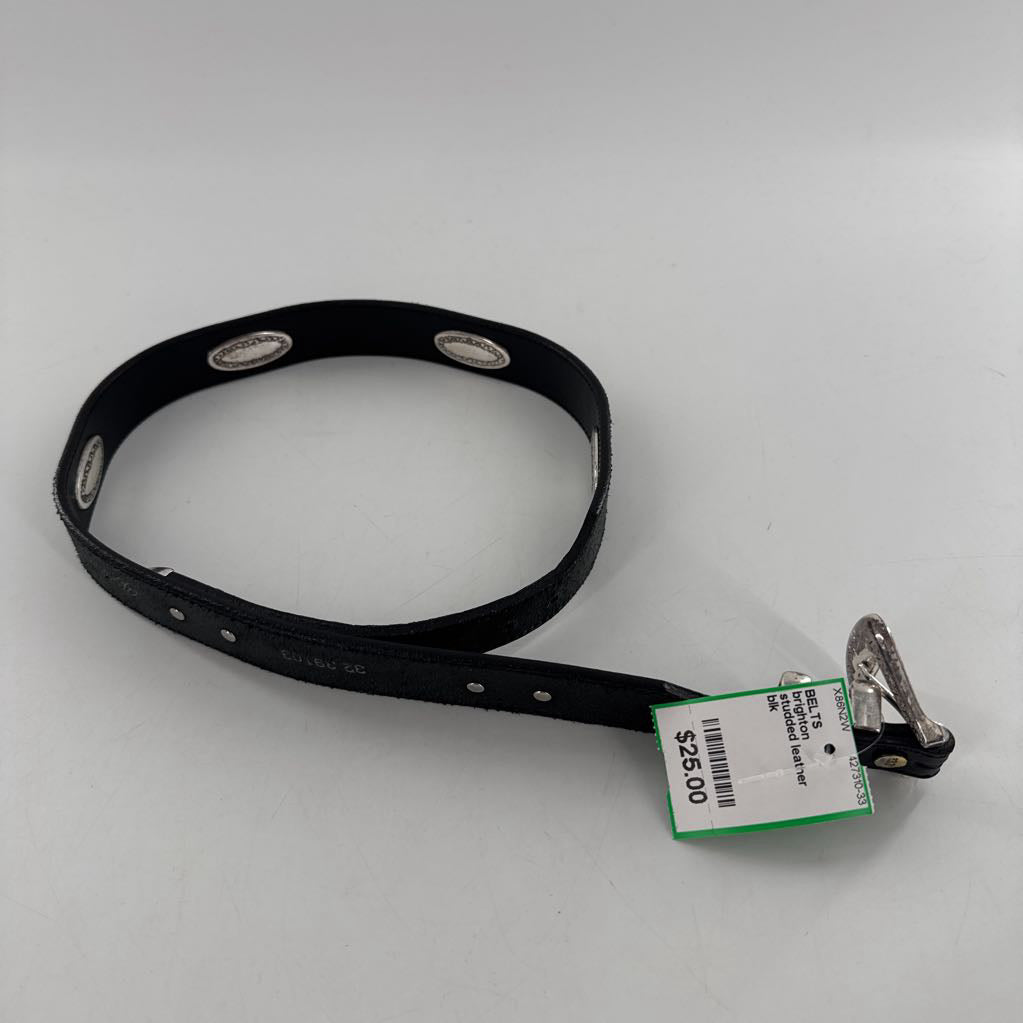 studded leather belt