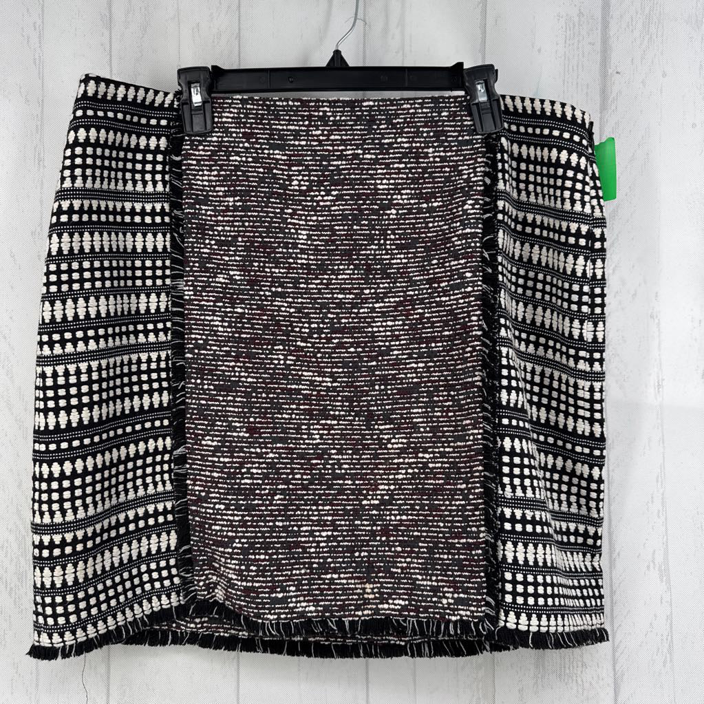 16 mixed media tweed skirt