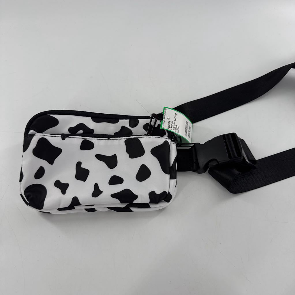 cow print belt bag