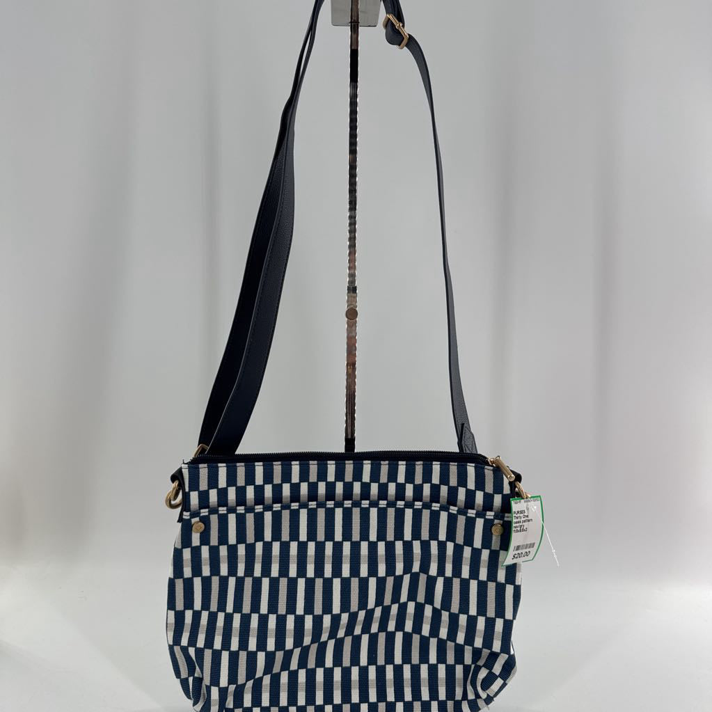 oasis pattern canvas crossbody