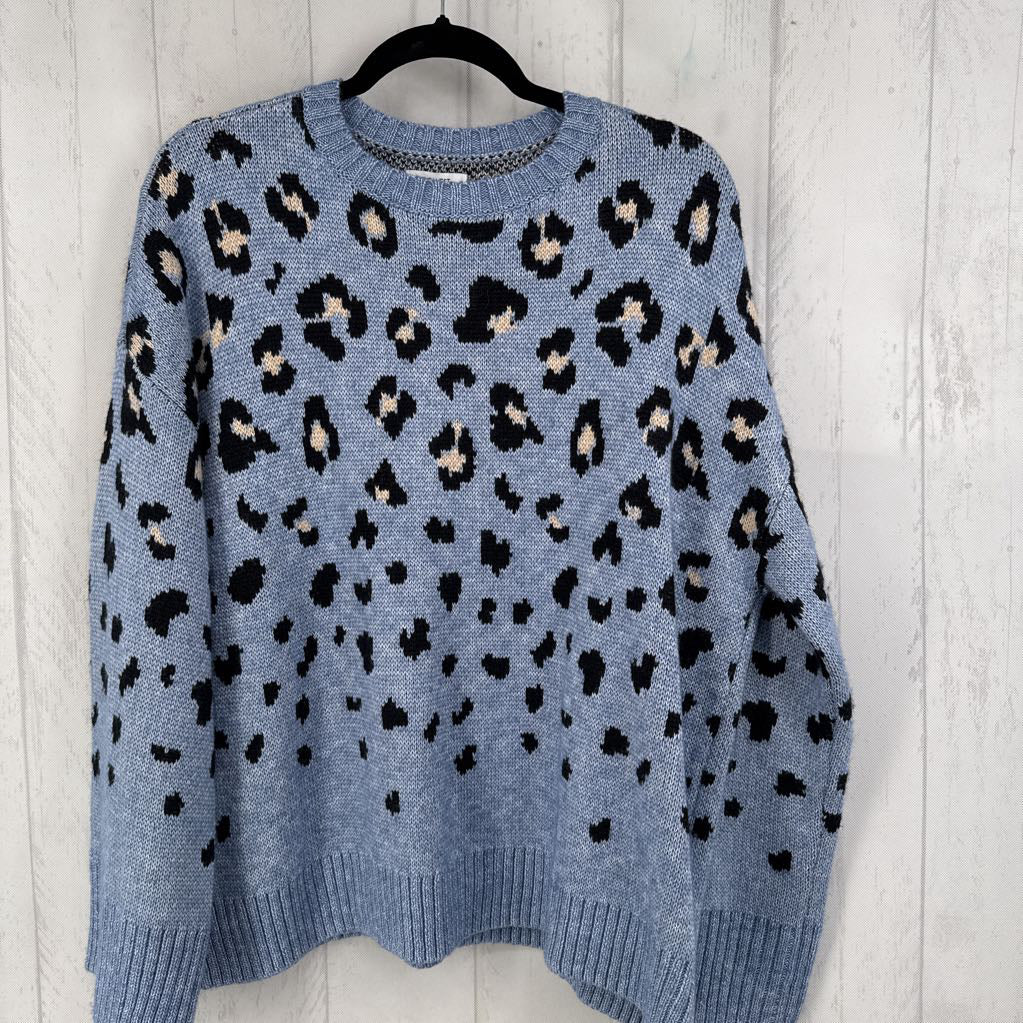 XL l/s animal print sweater