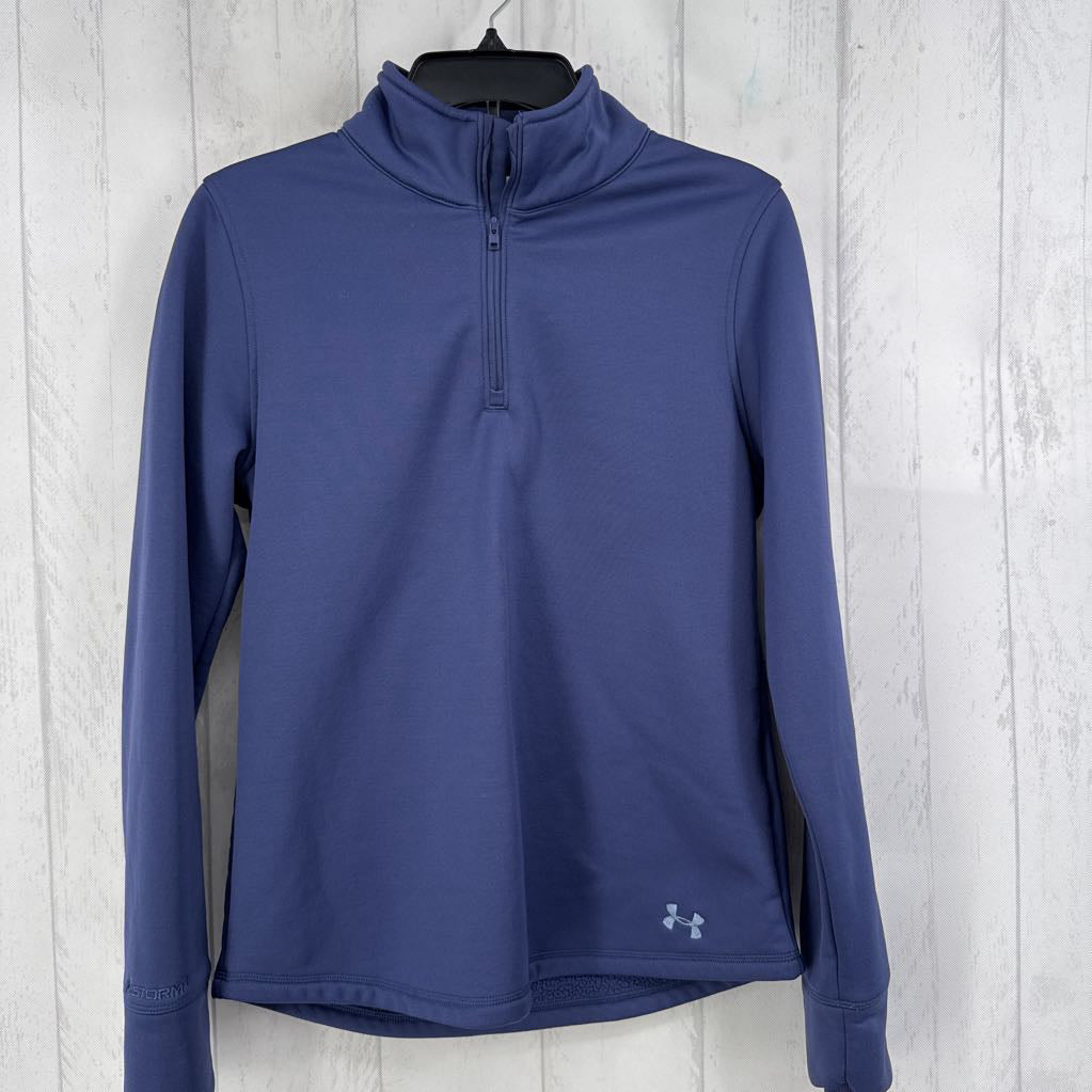 S l/s quarter zip top