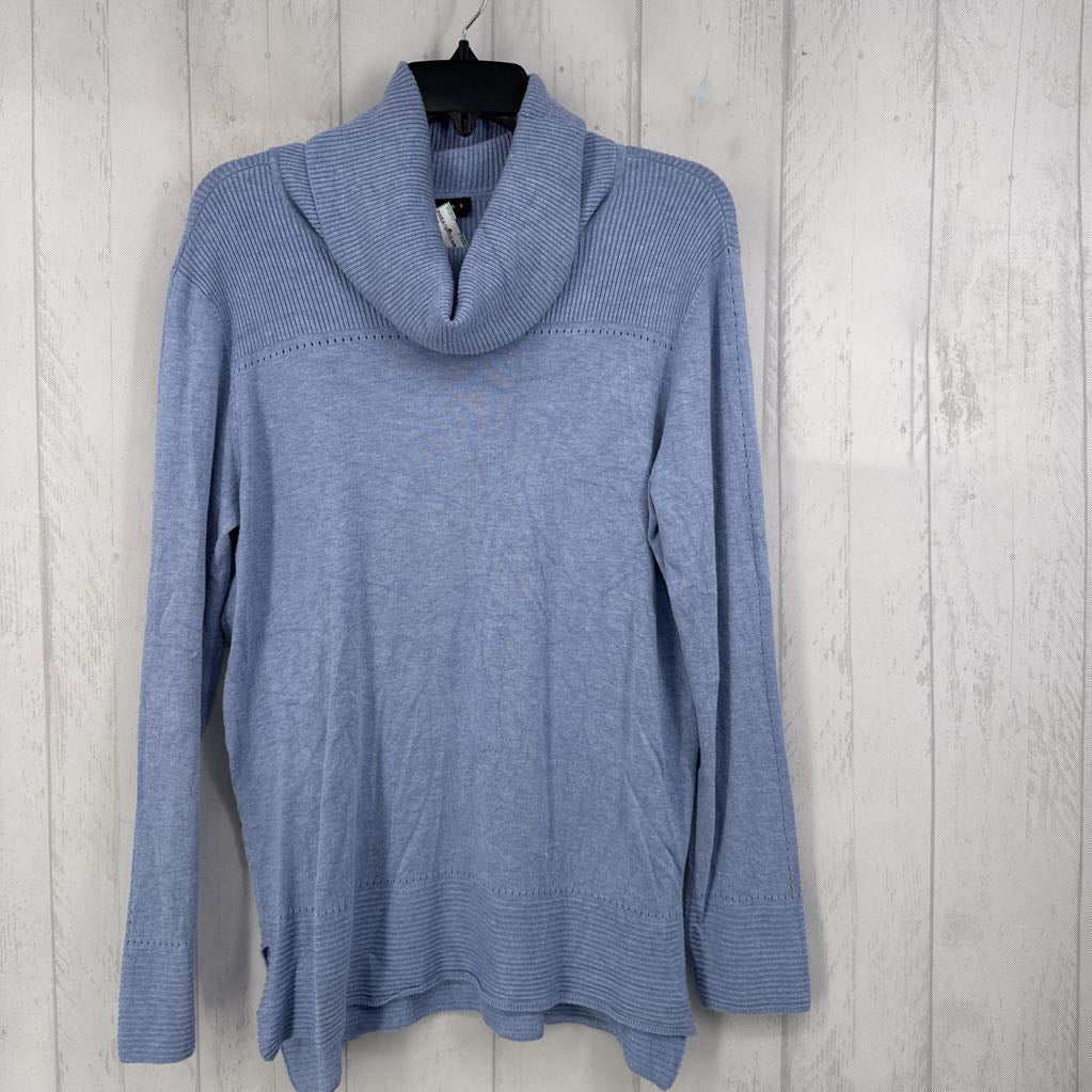 M l/s cowl neck sweater
