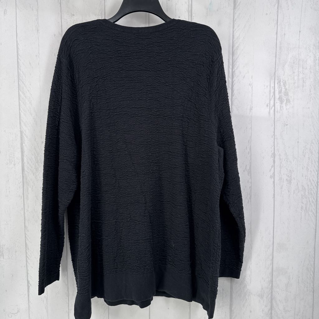 XL l/s textured top