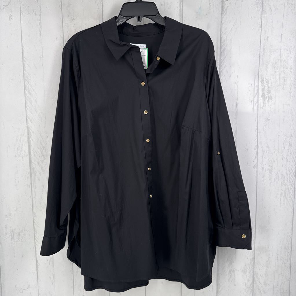 20W button down l/s top