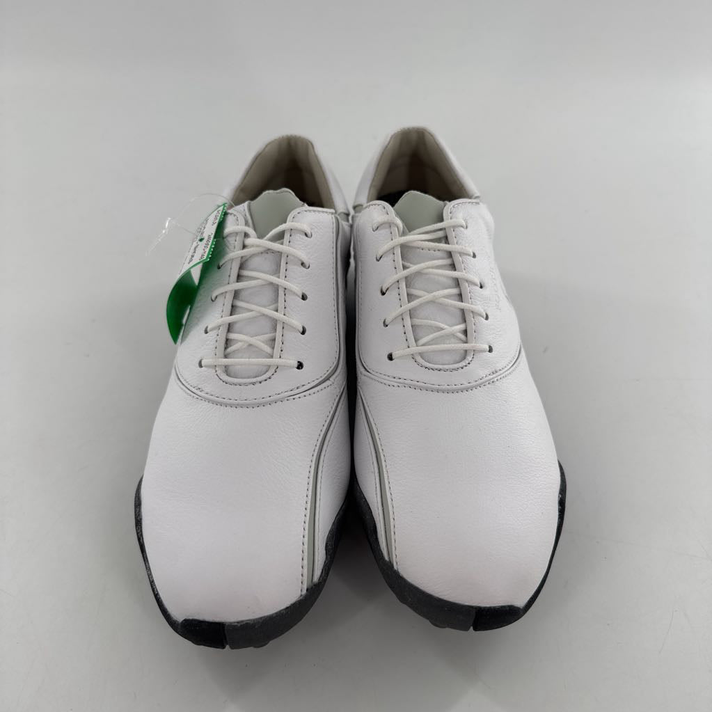 6.5 leather lace-up golf shoes