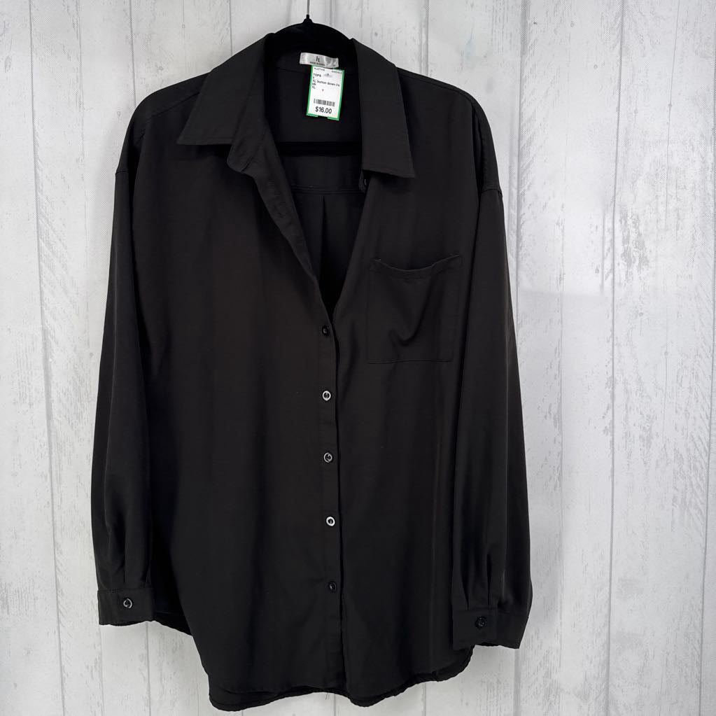 XL button down l/s top