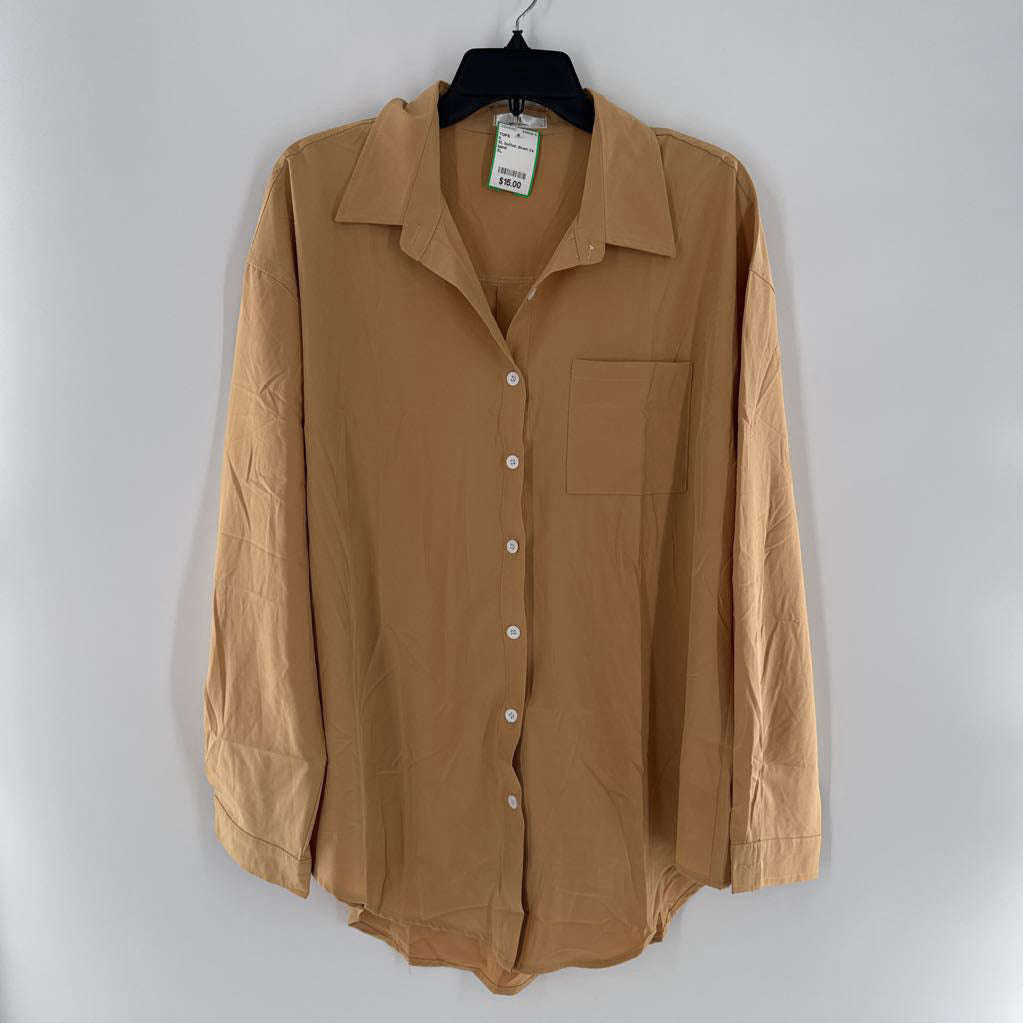 XL button down l/s top
