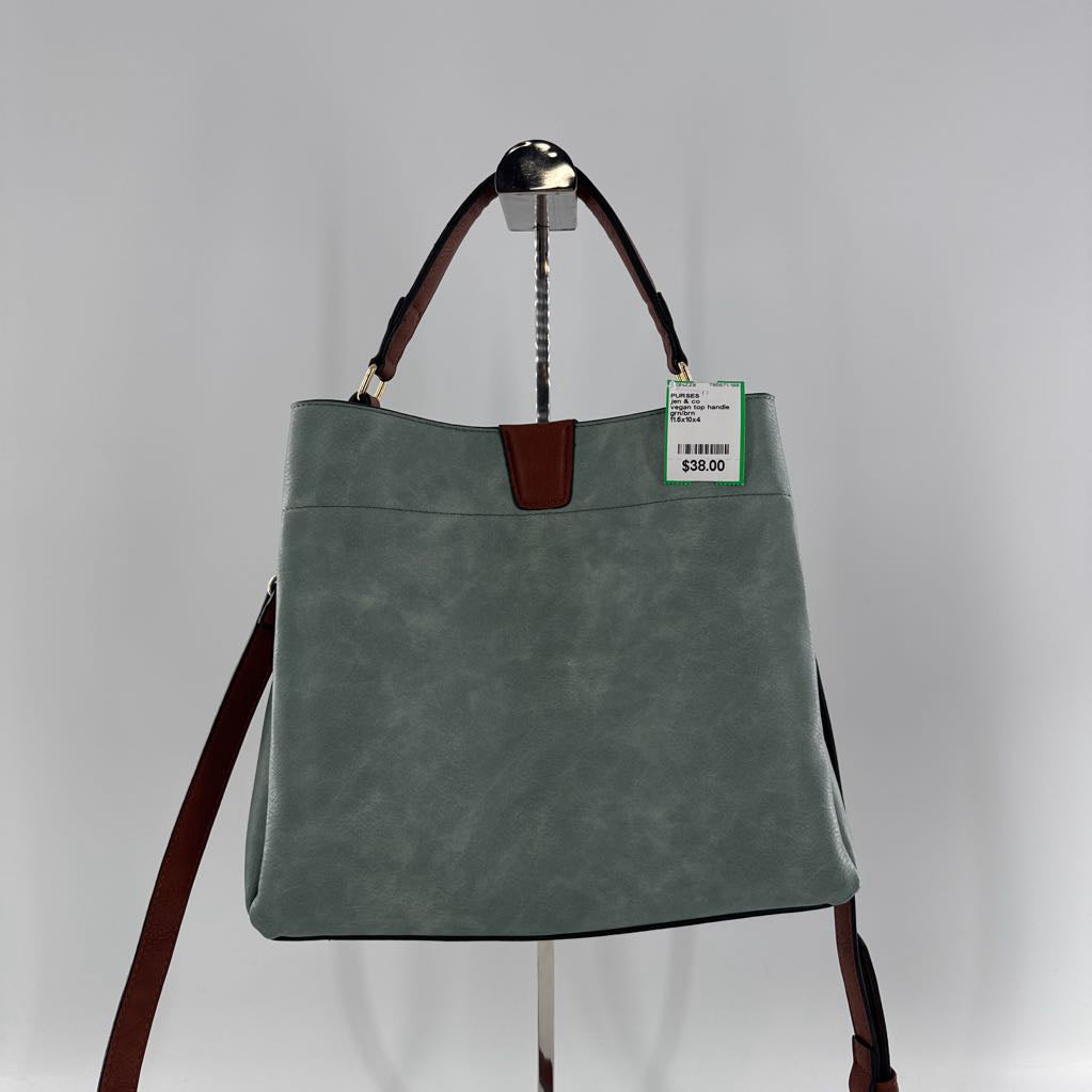 vegan top handle crossbody