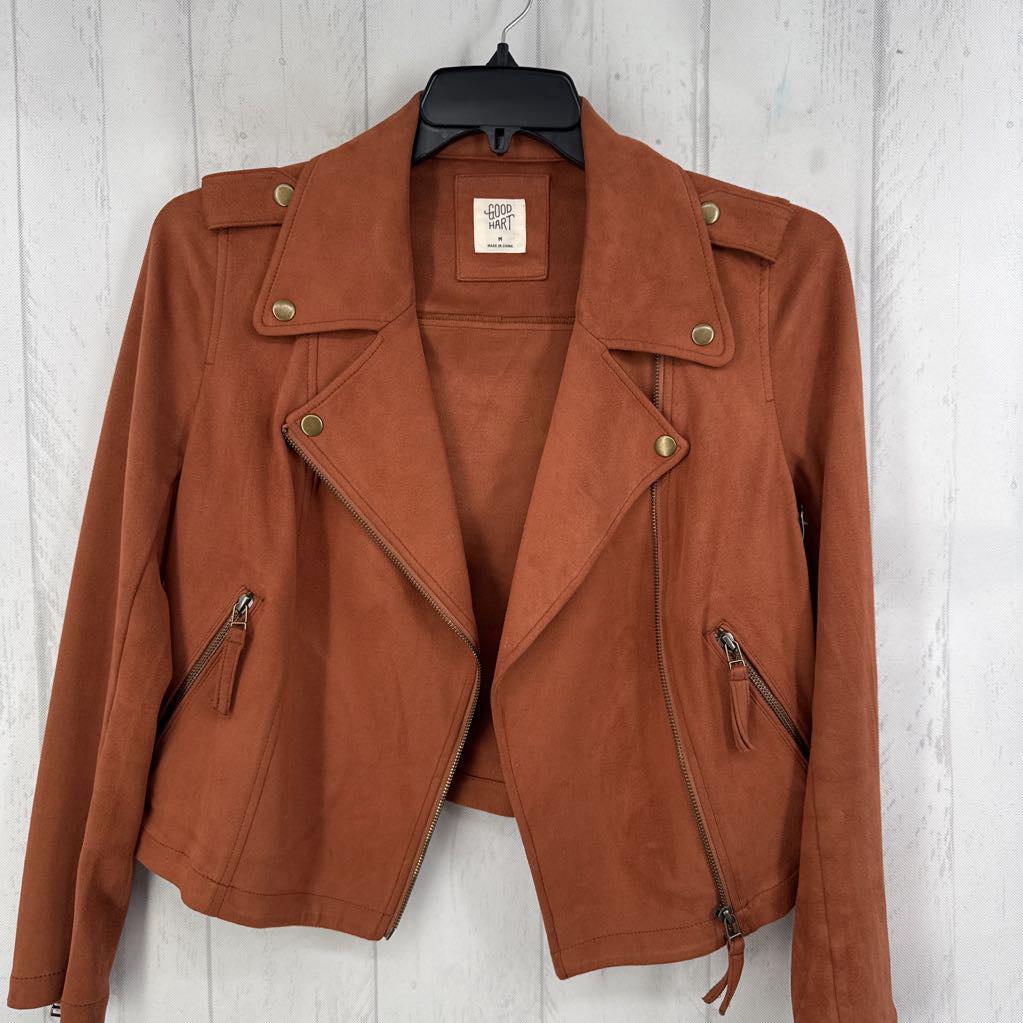 M faux leather jacket