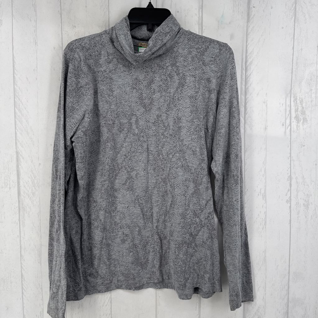 XL printed l/s t-neck