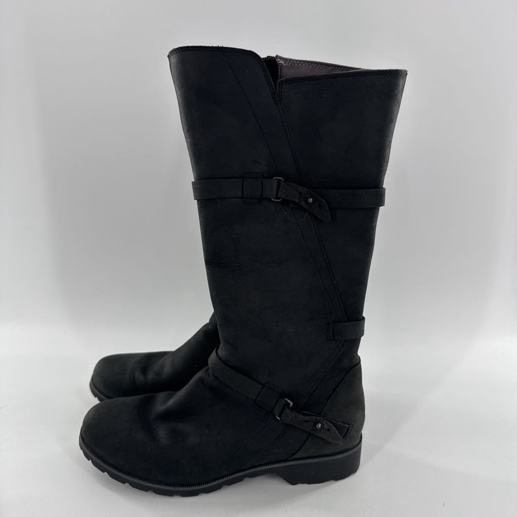 9.5 chunky heel riding boots