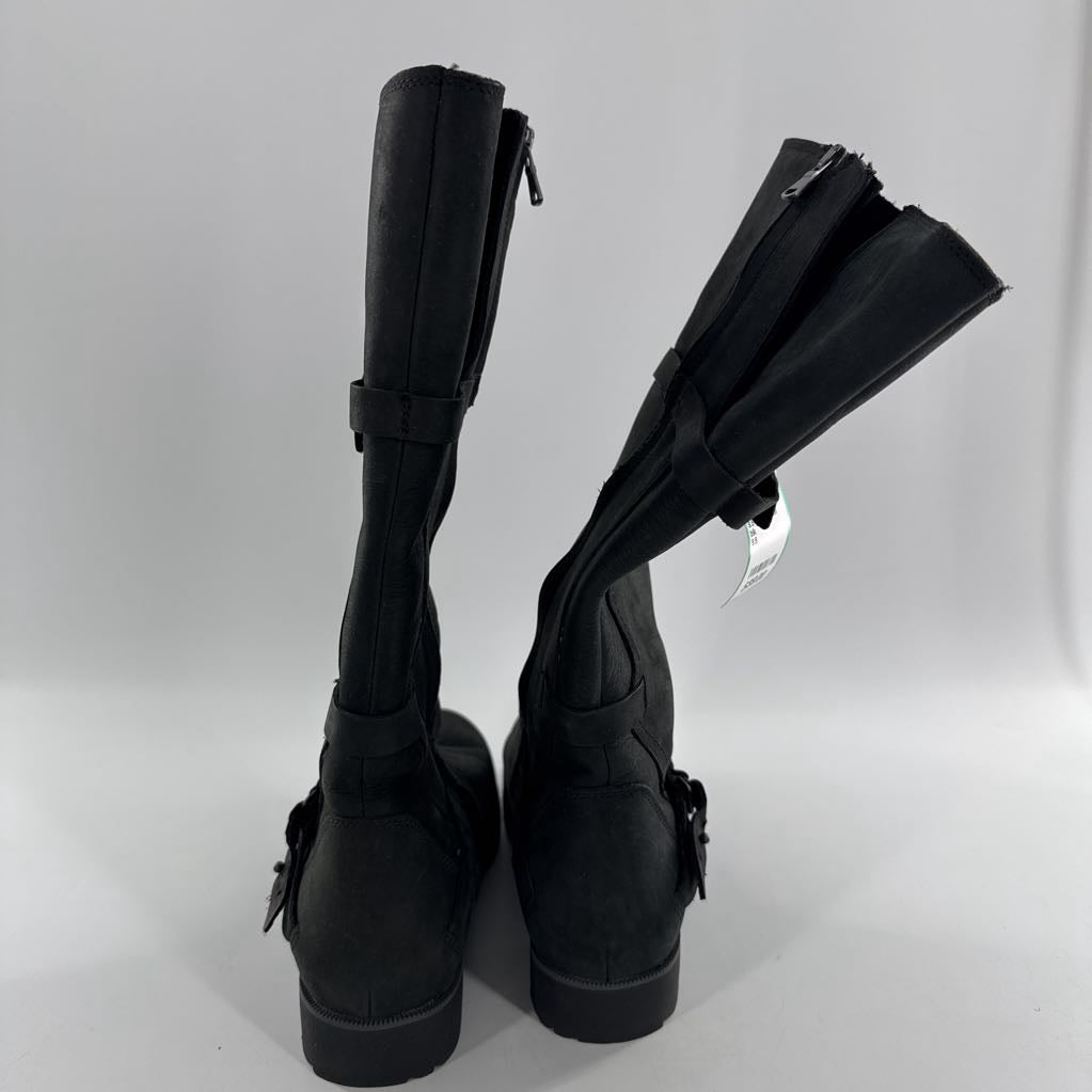 9.5 chunky heel riding boots