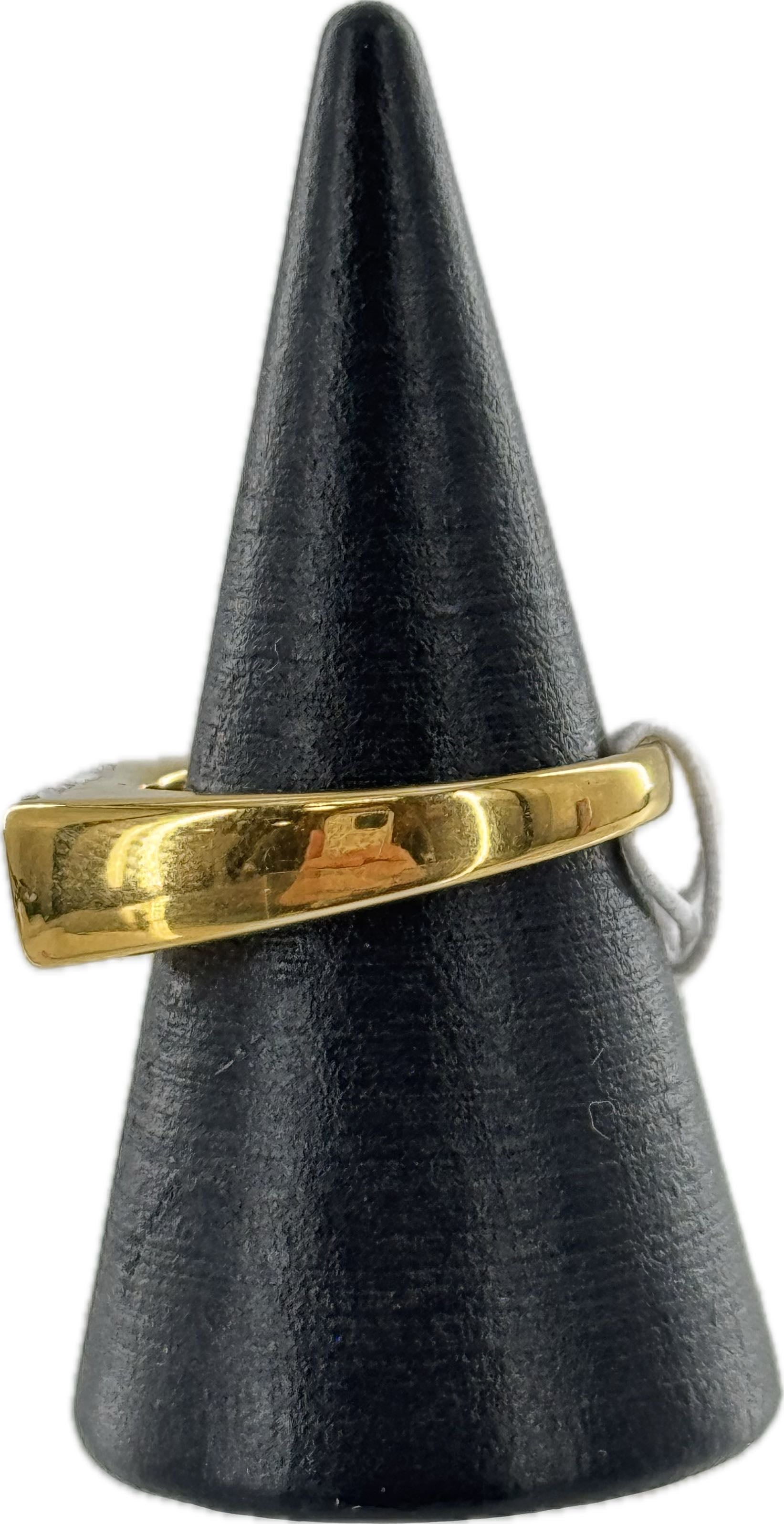 Sz 7 gold tone cz ring