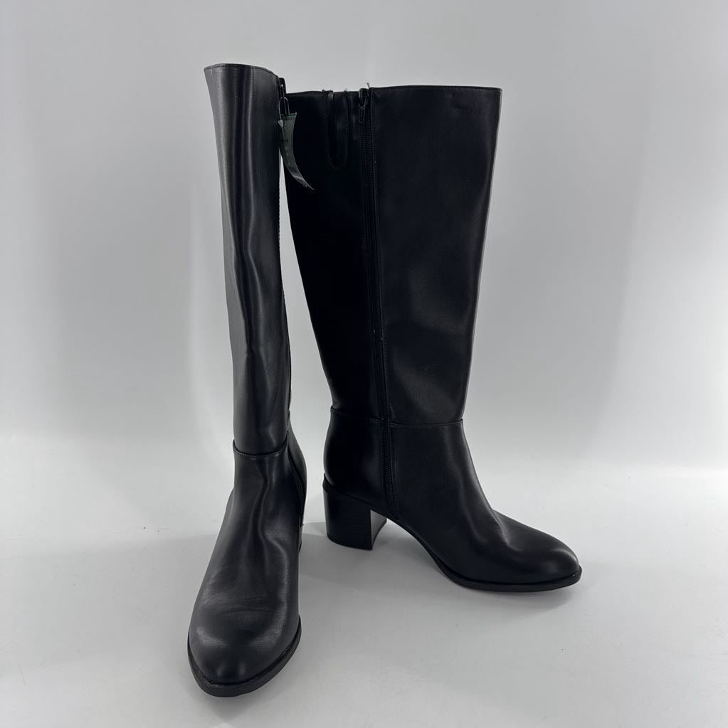 7.5 heel side zip riding boots