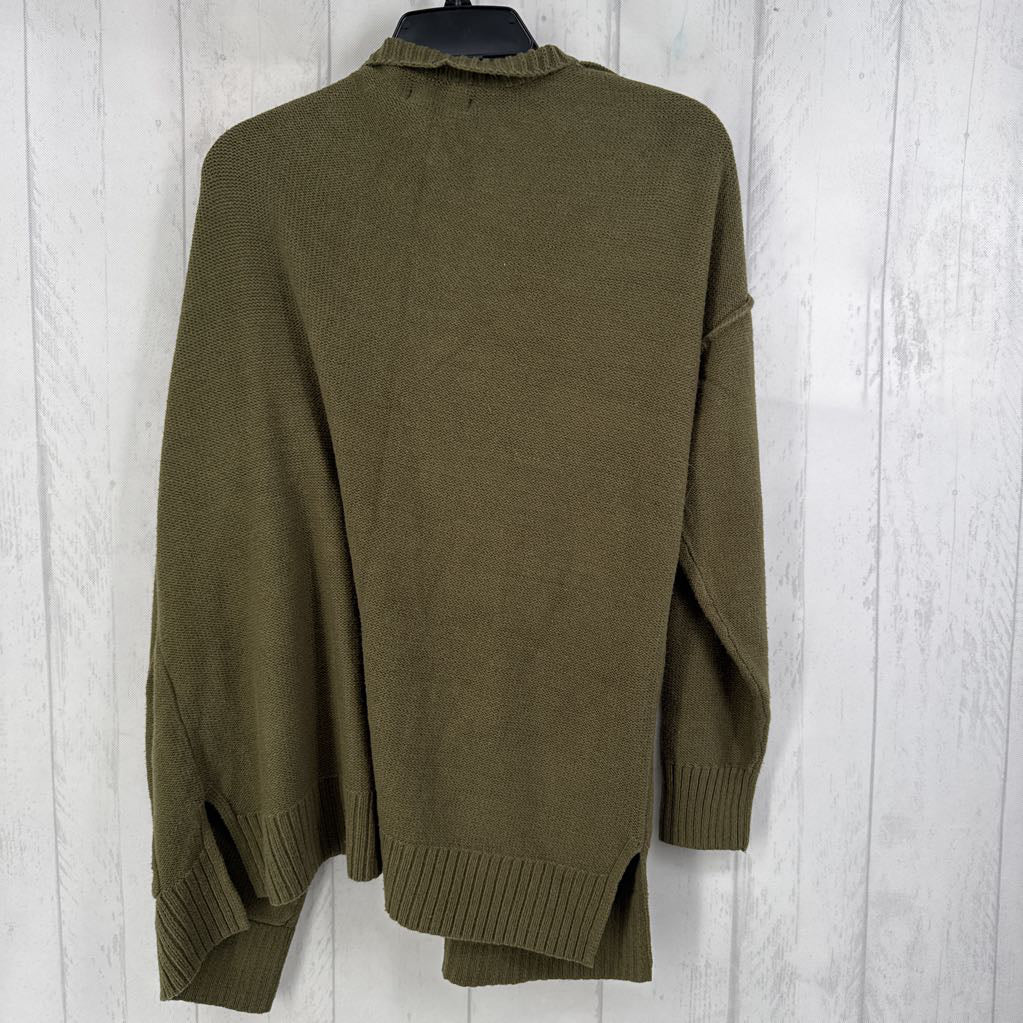 XL l/s open cardigan