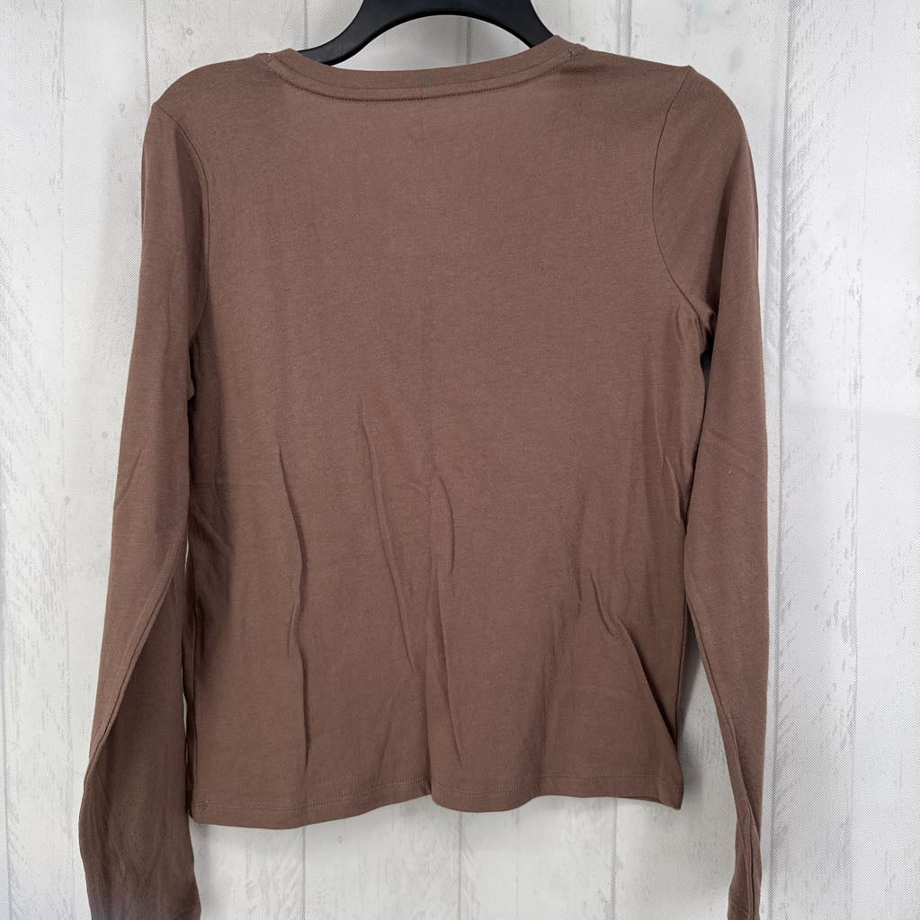 S l/s v-neck top