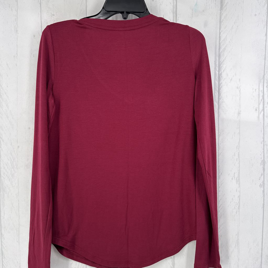 S l/s v-neck top