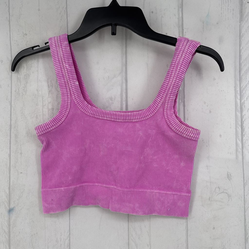 L/XL ribbed crop tank