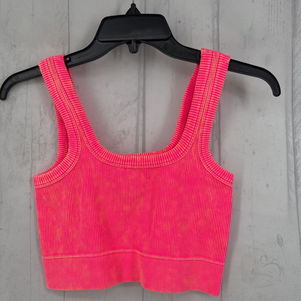 L/XL ribbed crop tank