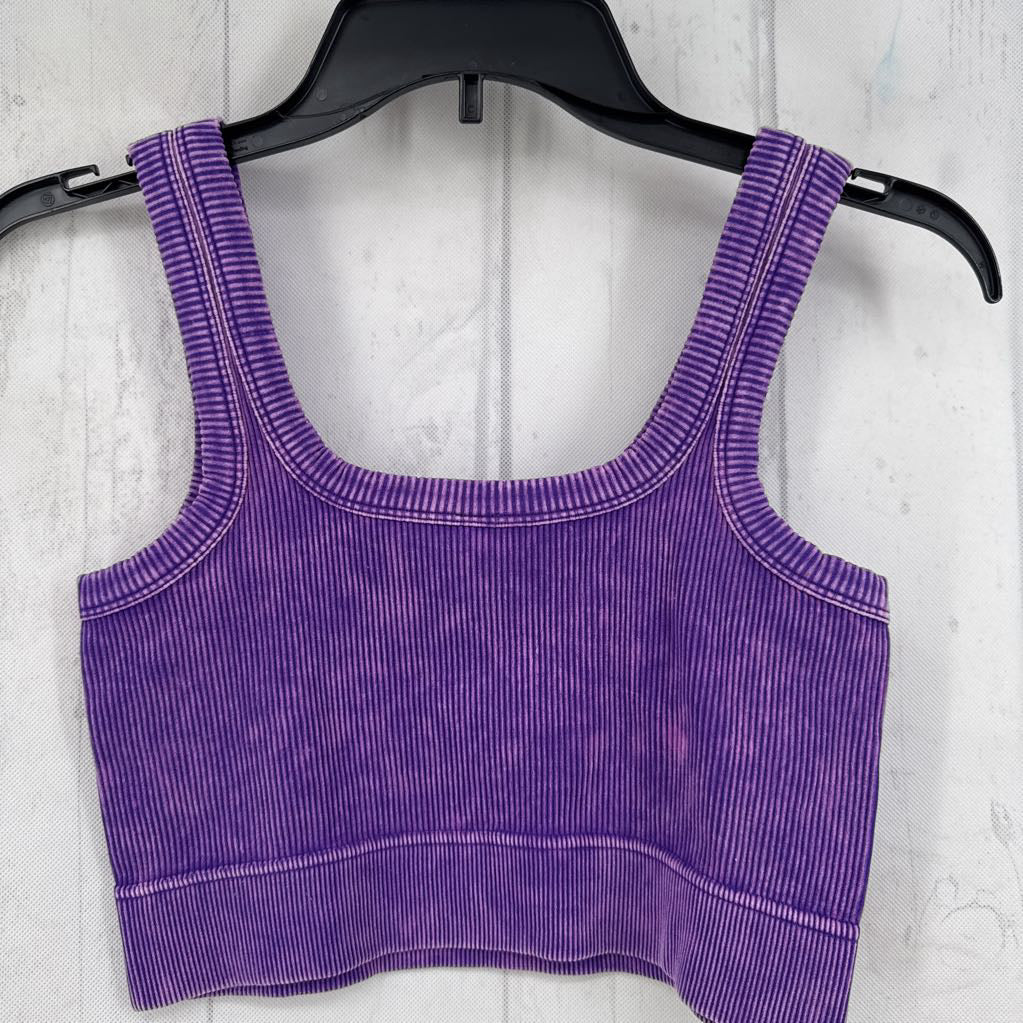 L/XL ribbed crop tank