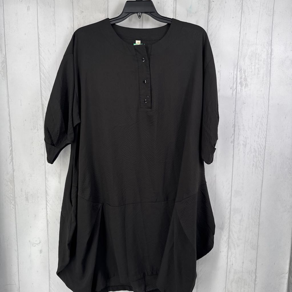 L/XL pleated slv pocket dress