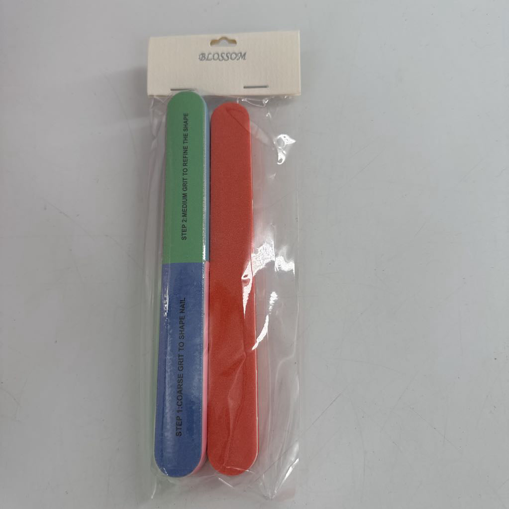 2 pack nail files-red