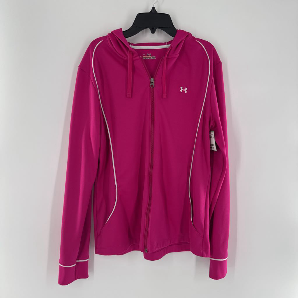 L l/s zip jacket w/ hood