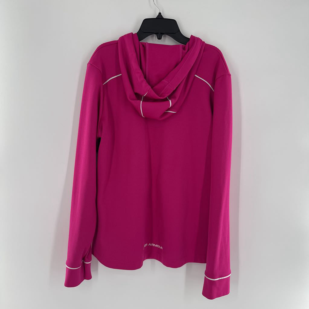 L l/s zip jacket w/ hood