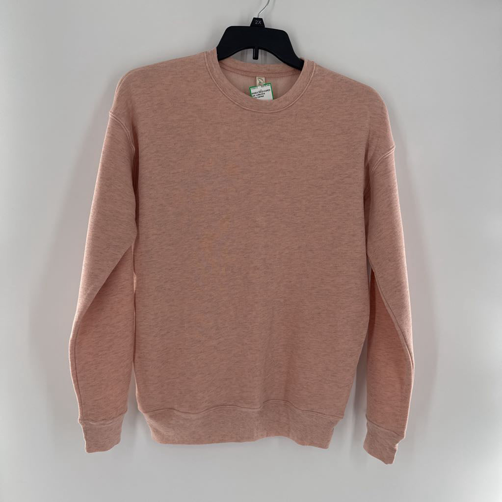S l/s marled sweatshirt