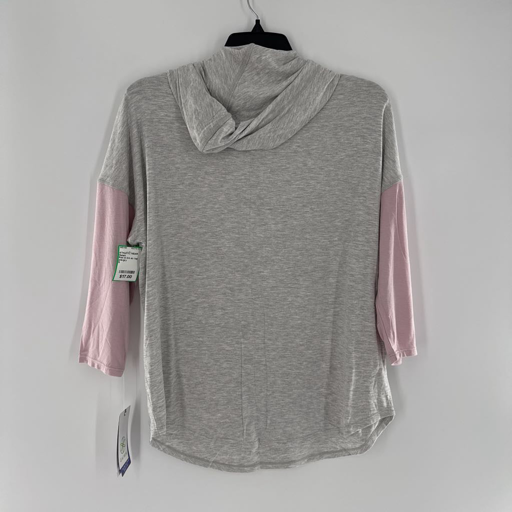 R44 S 3/4 slv top w/ hood