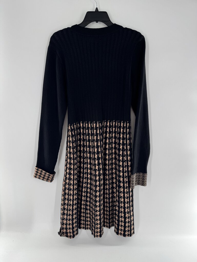 L l/s houndstooth dress