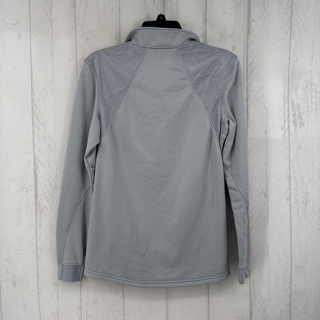S l/s quarter zip top