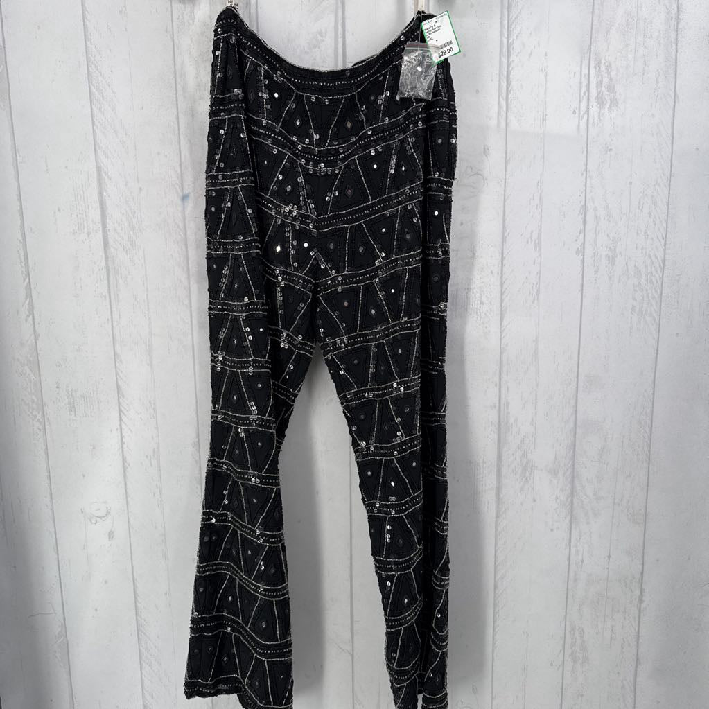 L/XL sequin embelished pants