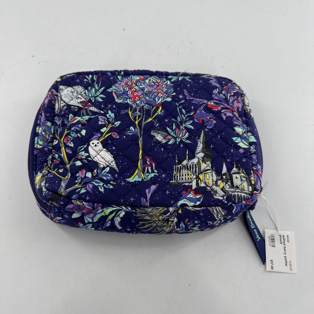 quilted harry potter pouch