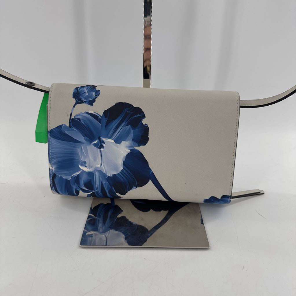 floral print vegan leather crossbody