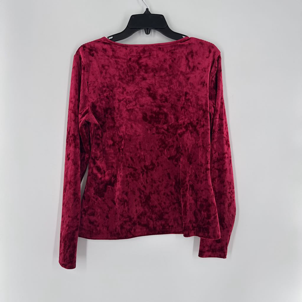 M l/s velvet top