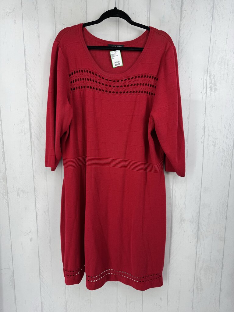 26/28 sweater dress 3/4 slv