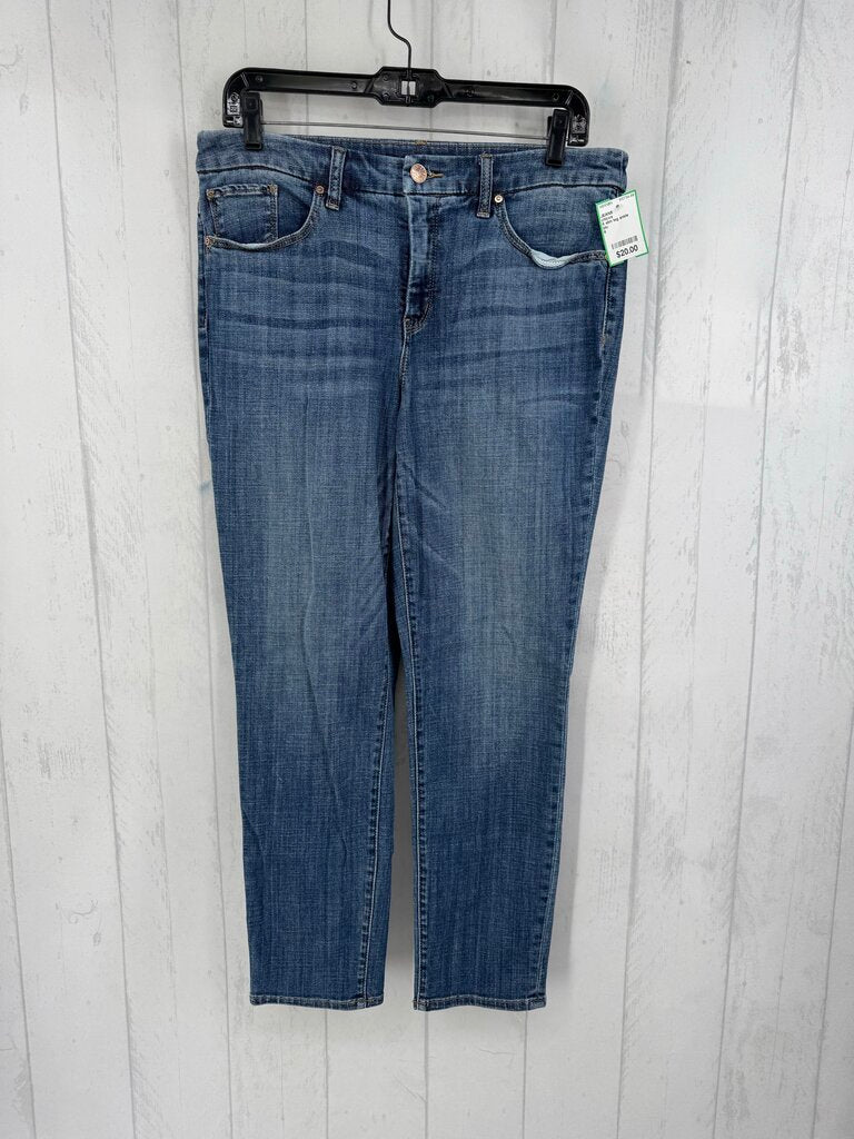6 slim leg ankle jean