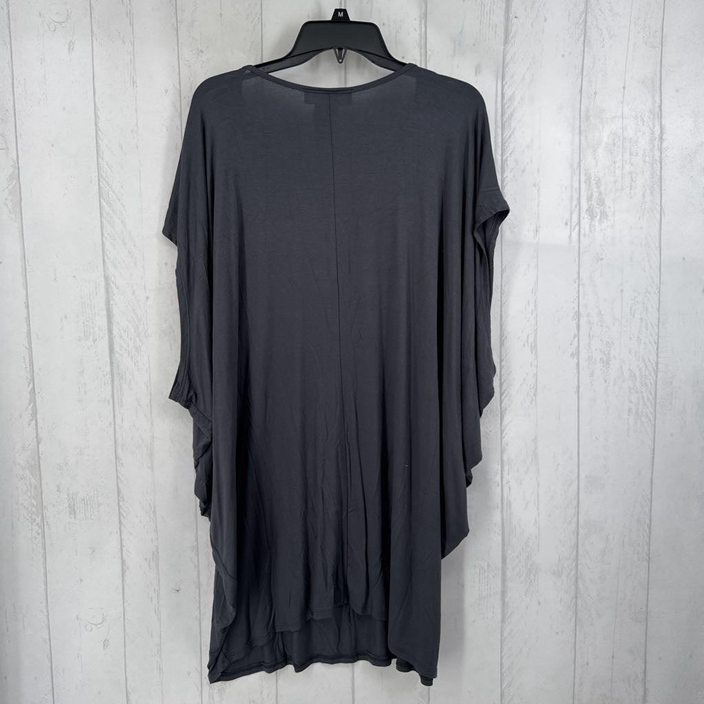 M draped drop shoulder top